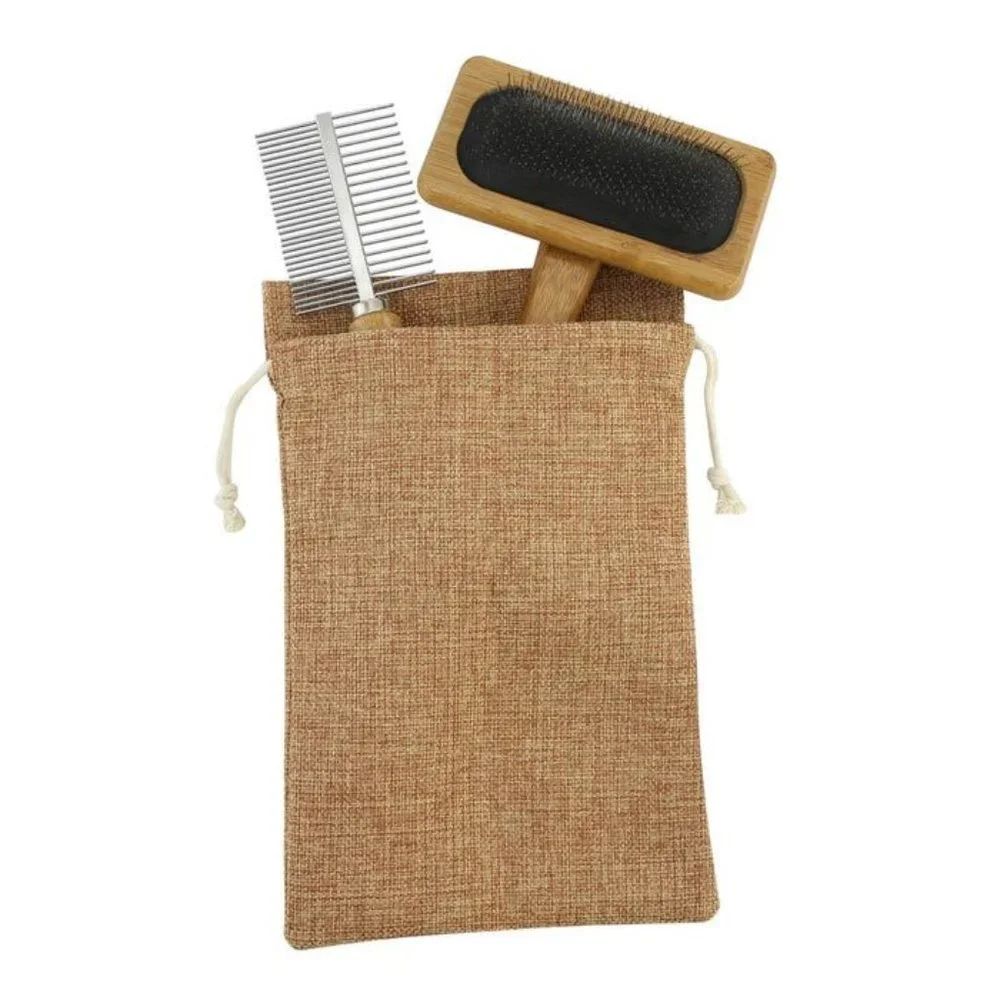 DOG BAMBOO GROOMER SET